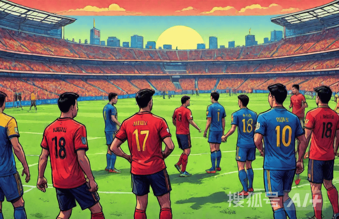 巴塞罗那将对阵多特蒙德，五星红旗飘扬的简单介绍